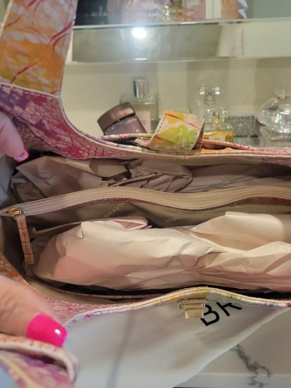 NWT Brahmin Bag and Matching Card Wallet - Carla Optimism Melbourne